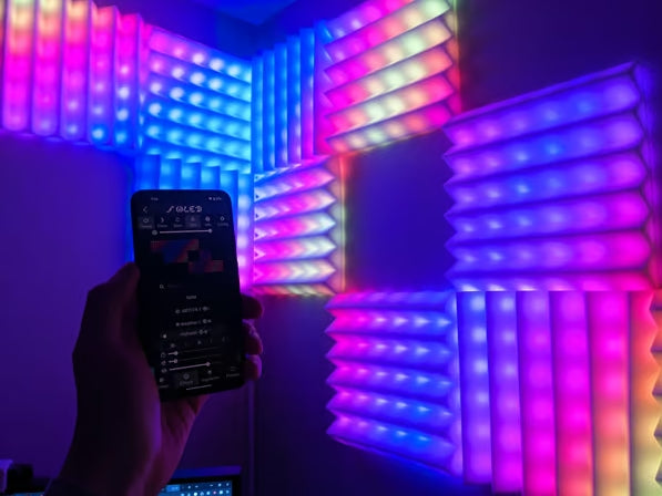 AV Panel: Acoustic Foam LED Panels
